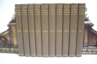 1898 10 Vol Set Stories By English Authors Ireland Africa Orient Italy London,