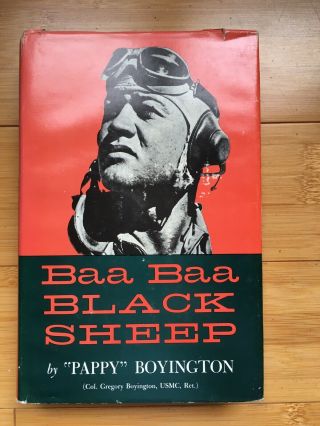 Baa Baa Black Sheep Pappy Boyington Putnam,  1958,  Hc/dj,  17th Printing