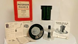 Vintage Paterson Major Ii Photographic Film Developing Tank 1950 
