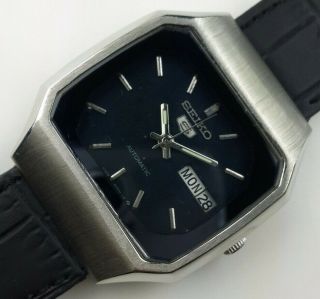 Vintage Seiko 5 6309a 17j Men Automatic Japan Dial Wrist Watch G190646