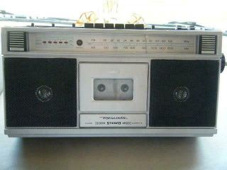 Vintage Realistic Boom Box Model 14 - 779 Stereo - Radio Scr - 9 Great