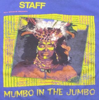 Vintage Grateful Dead Years Eve 1990 - 91 Staff Mumbo In The Jumbo Shirt Xl
