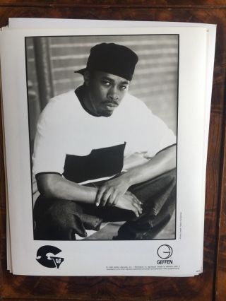 Gary Grice Aka Gza/genius Of Wu Tang Clan 10 X 8 Vintage Publicity Photo 1995