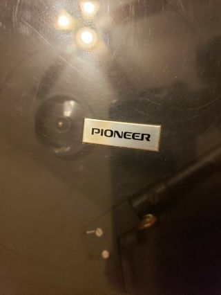 Vintage PIONEER PL - S30,  Turntable With Dust Cover 1970 ' s, 8