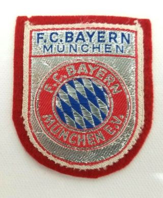 Vintage " F.  C.  Bayern Munchen " Bayern Munich Patch