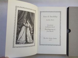Jane Austen.  Sense & Sensibility.  Int,  R Church.  1st/3 Folio 64.  Unread,  Ill,  J Hassall