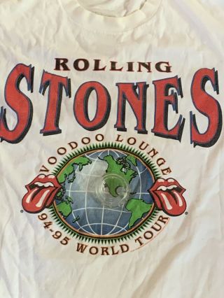 Vintage 1994 ‘95 Rolling Stones Voodoo Lounge Concert Tour Shirt