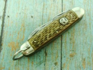 Vintage Ulster Usa Official Bsa Boy Scout Pocket Knife Hunting Knives Old