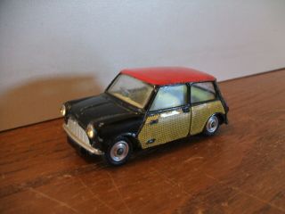 Corgi Toys Great Britain Morris Mini Cooper Diecast Toy Car Vintage Wickerwork