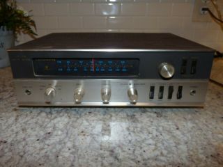Lafayette Lr - 75 Solid State Am/fm Tuner Stereo Receiver Vintage Silver Face