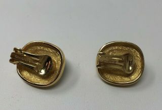 Vintage Christian Dior Rhinestone Earrings Missing One Pave Rhinestone 4