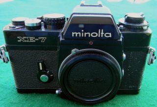 Vintage Minolta Xe - 7 35mm Slr Camera Body