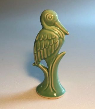 Shawnee Pottery Bird Crane Stork Figure Figurine Mini Miniature Vintage