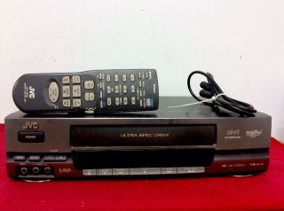 Jvc Hr - Vp624u Vcr Video Cassette Recorder Vhs Player W/ Remote 4 Head Hifi