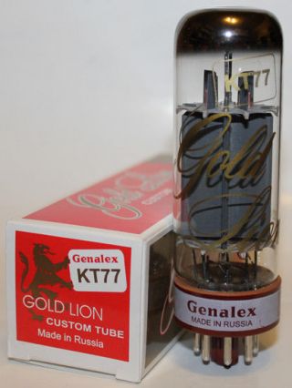 One Single Of Genalex Gold Lion Kt77 Tube,  Reissue,