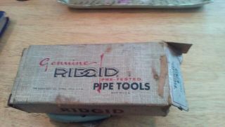 Vintage RIDGID 10 Tubing Pipe Cutter Made in Ohio,  U.  S.  A.  w/Box 5