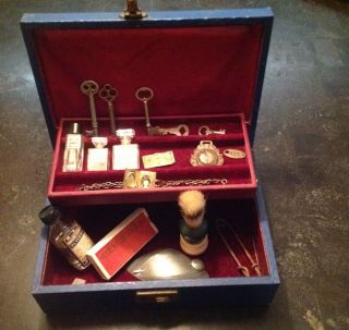 Jewelry Box Full Of Attic Treasures,  Skeleton Keys,  Vintage Chanel No 5 Bottles
