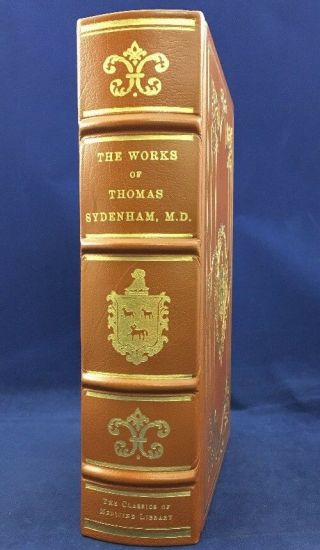 The Of Thomas Sydenham,  Md Classics Of Medicine Library Leather Gryphon