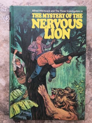 Vintage Alfred Hitchcock & Three Investigators 1st Mystery Of Nervous Lion 16