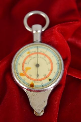 German Made Vintage Opisometer Scale Map Distance Measuring Wheel Gauge