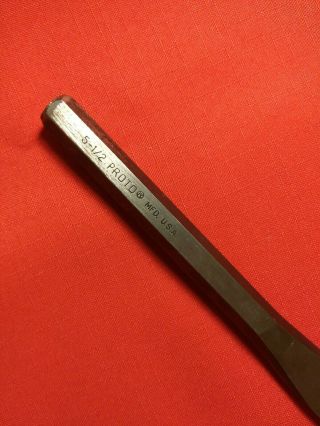 Vintage Proto Chisel 9”.  5 - 1/2 Made In The USA. 5