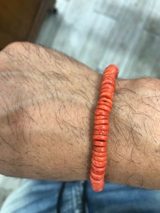 Antique Natural Red Coral Naclace 15g