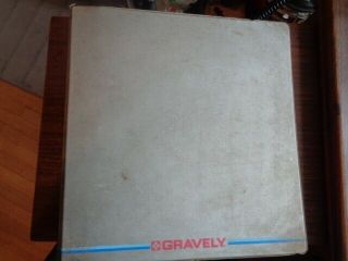 Vintage Gravely Dealers 3 Ring Binder.  Manuals.