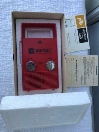 Vintage MGM Play Tape 2 Track Tape Player Boxed 3