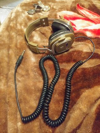 Koss Pro 4x Tan Headphones Vintage Sound Good