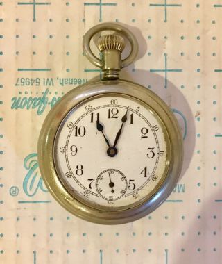 Antique Waterbury Pocket Watch Patented Series I - Not Running