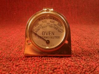 Vintage Oven Thermometer Bake - Well Oven Rack Hanger Usa &