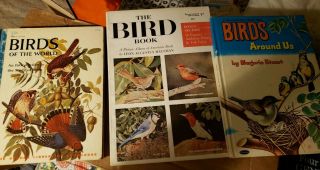 Birds Around Us The Bird Book Birds Of The World 1950 - 1960 Set Of 3 Books