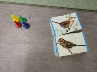 Vintage 1958 Parker Brothers The Game Of Bird Watchers Board Game 3