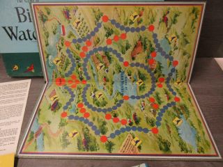 Vintage 1958 Parker Brothers The Game Of Bird Watchers Board Game 4