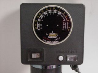 Vintage 1971 Nikon F Speedlight Unit SB - 1 Prof.  Flash for Nikkor Camera 3