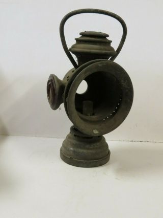 Vintage / Antique " Neverout " Kerosene Safety Lamp / 7 - 20d