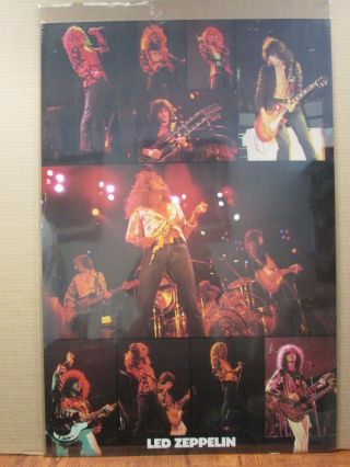 Vintage Led Zeppelin Rock Band Music Artist Poster 10489