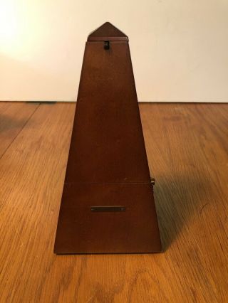 Vintage Seth Thomas Wooden Metronome E899 - 575 Iss - 2 De Maelzel