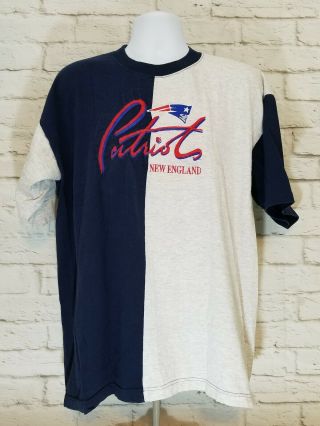 Vintage England Patriots T - Shirt Mens Xl Crable Sportswear Single Stitch A03