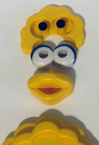 1996 Tyco Sesame Street Big Bird Plastic Stacking Puzzle Vintage 3