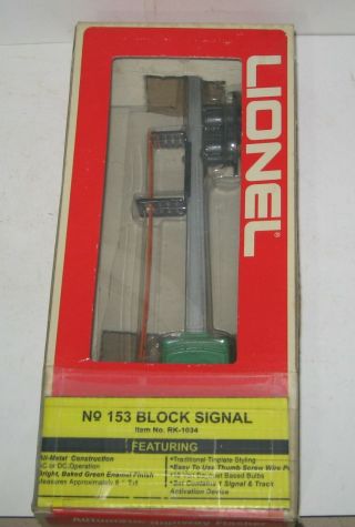 O Scale Vintage Lionel Trains 153 Block Signal -