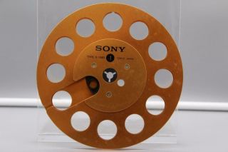 Sony Type R - 7mb 7 " Metal Take - Up Vintage Empty Recording Reel Tape
