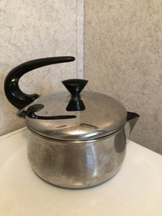 Vintage Farberware Teapot Stainless Steel Really