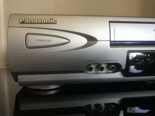 Panasonic 4 Head Omnivision VCR VHS Player Recorder HI - FI Stereo 2