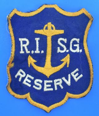 Rhode Island State Guard Reserve Patch Vintage Us Military Shoulder Patch