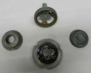 Vintage 1955 Buick Special Horn Button And Fasteners