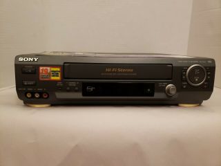 Vint Sony Video Cassette Recorder Vhs Vcr Slv - Ax20 Hifi Vhs Player