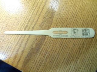 Vintage Celluloid Advertising Letter Opener The Metropolitan Body Co Closed Cab