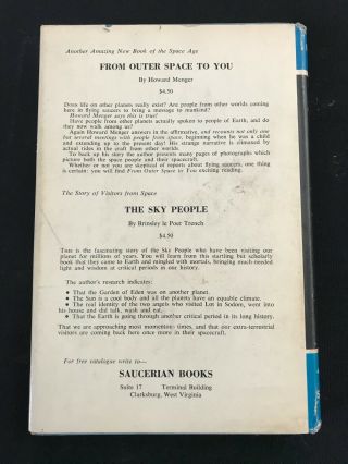 Flying Saucers And The Three Men by Albert K.  Bender - First Edition (1962) 2