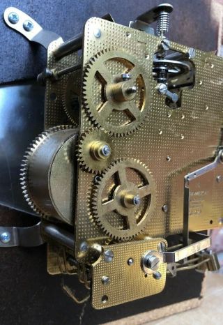 Vintage Hamilton West Germany 340 - 020 Clock Face Mechanism W/Key Chime 6